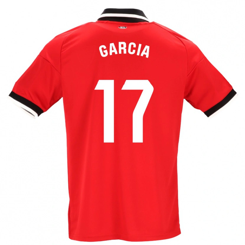 Danxen Dětské Débora García #17 Černá Bílá Červená Daleko Hráčské Dresy 2026/27 Dres