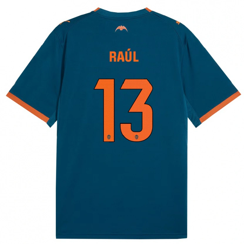 Danxen Dětské Raúl Jiménez #13 Ocelově Modrá Oranžová Daleko Hráčské Dresy 2026/27 Dres