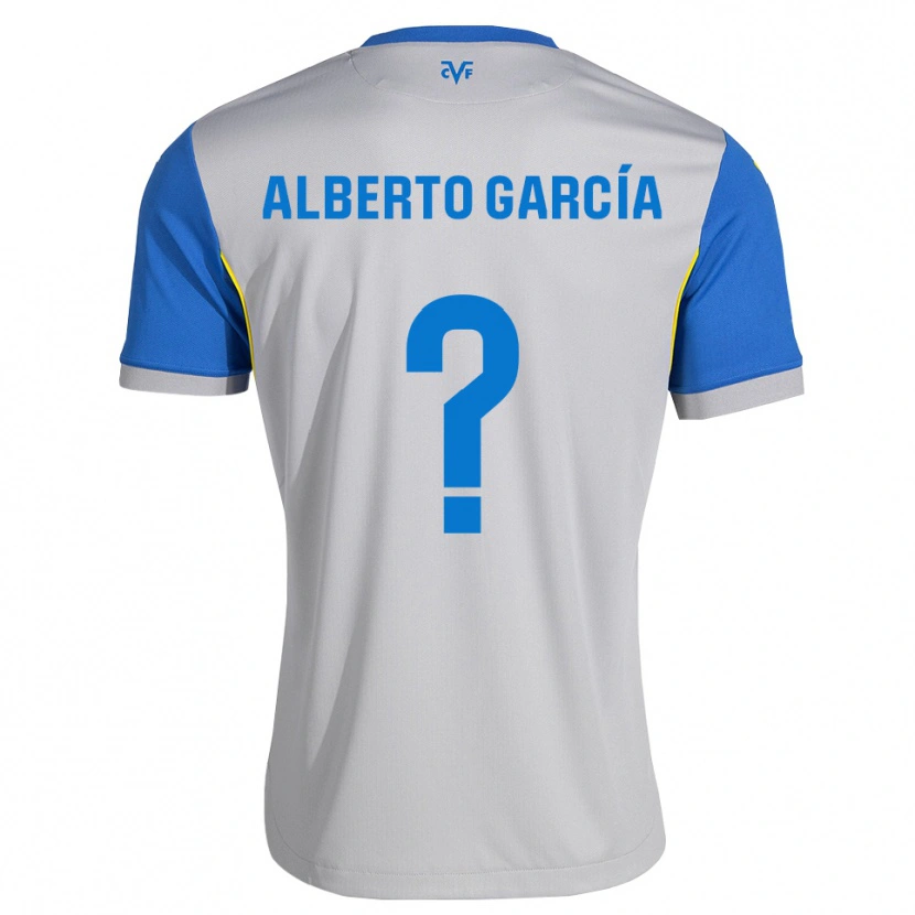 Danxen Dětské Alberto García #0 Modrá Šedá Daleko Hráčské Dresy 2026/27 Dres