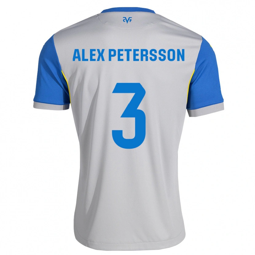 Danxen Dětské Max Petersson #3 Modrá Šedá Daleko Hráčské Dresy 2026/27 Dres
