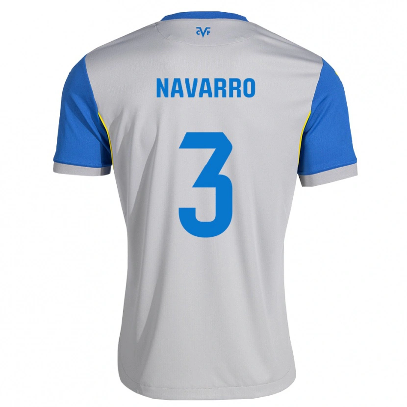 Danxen Dětské Pablo Navarro #3 Modrá Šedá Daleko Hráčské Dresy 2026/27 Dres