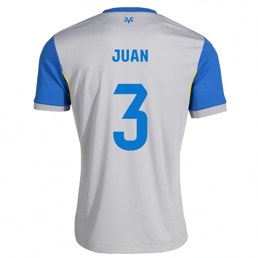 Danxen Dětské Sergi Juan #3 Modrá Šedá Daleko Hráčské Dresy 2026/27 Dres