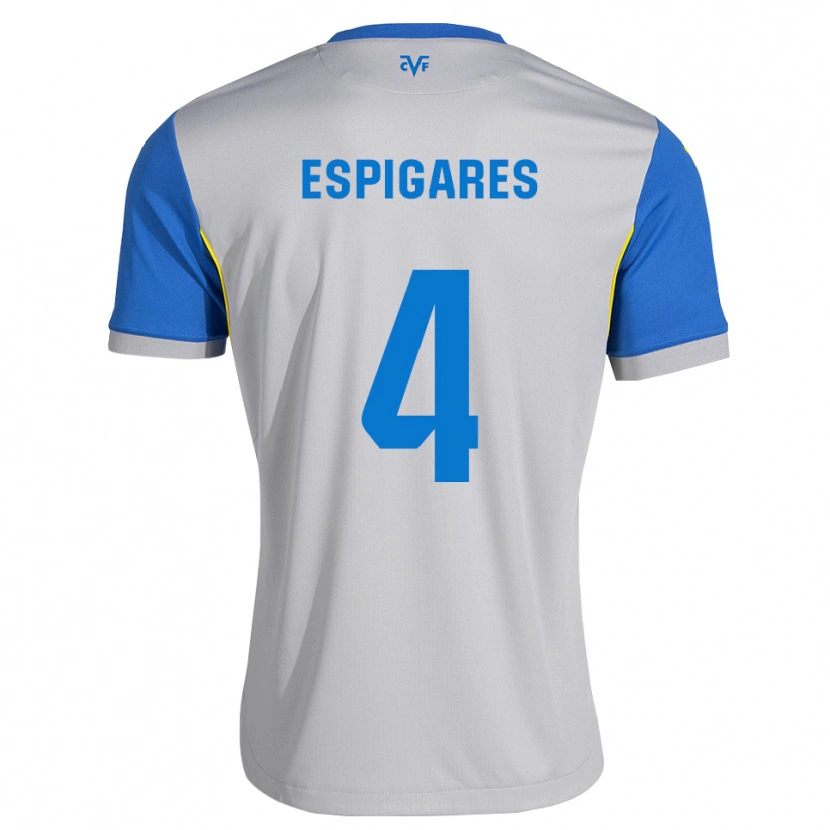 Danxen Dětské Antonio Espigares #4 Modrá Šedá Daleko Hráčské Dresy 2026/27 Dres