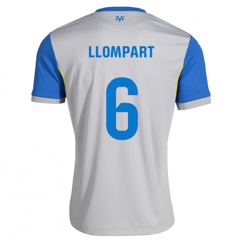 Danxen Dětské María Llompart #6 Modrá Šedá Daleko Hráčské Dresy 2026/27 Dres
