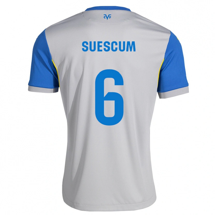 Danxen Dětské Hugo Suescum #6 Modrá Šedá Daleko Hráčské Dresy 2026/27 Dres