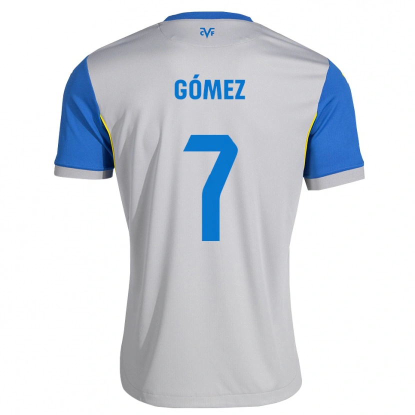 Danxen Dětské Valen Gómez #7 Modrá Šedá Daleko Hráčské Dresy 2026/27 Dres