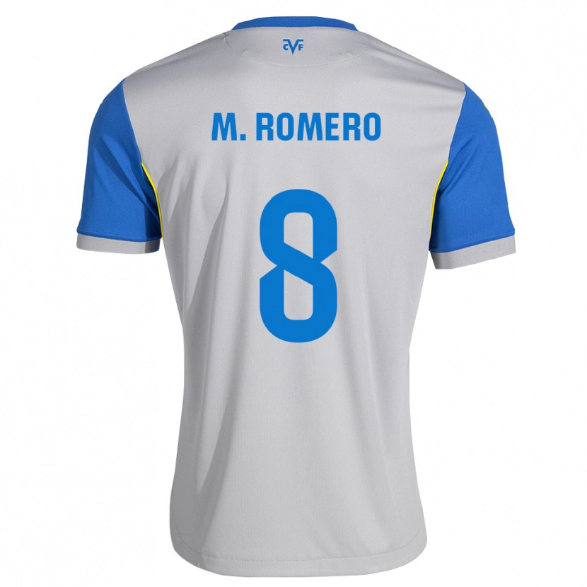 Danxen Dětské María Romero #8 Modrá Šedá Daleko Hráčské Dresy 2026/27 Dres