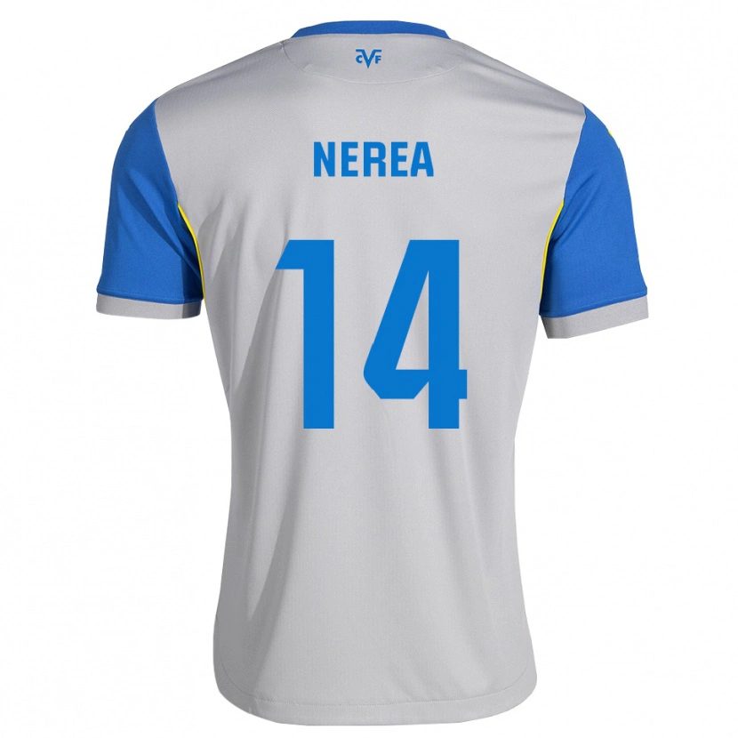 Danxen Dětské Nerea Pérez #14 Modrá Šedá Daleko Hráčské Dresy 2026/27 Dres