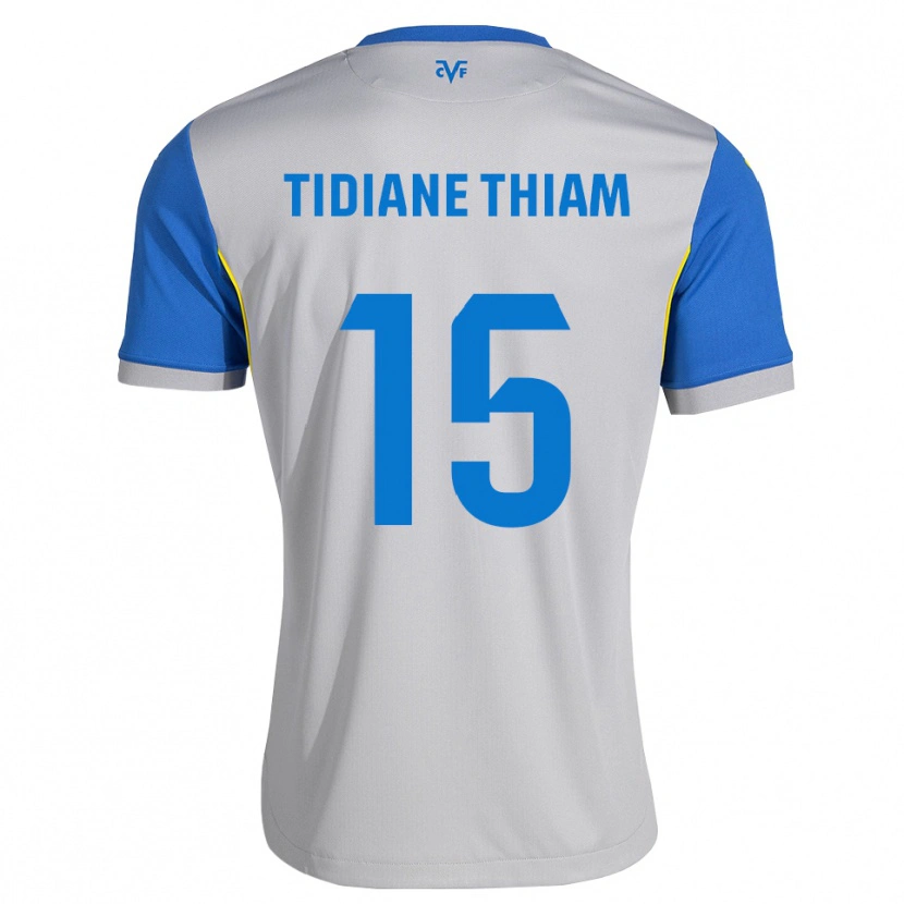 Danxen Dětské Cheikh Tidiane Thiam #15 Modrá Šedá Daleko Hráčské Dresy 2026/27 Dres