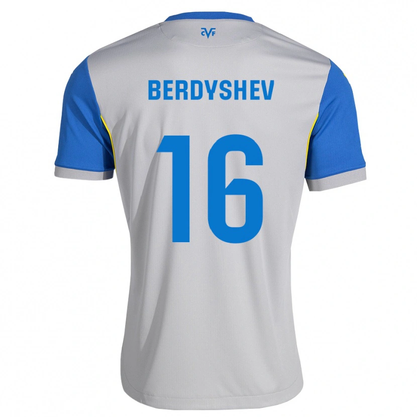 Danxen Dětské Tikhon Berdyshev #16 Modrá Šedá Daleko Hráčské Dresy 2026/27 Dres