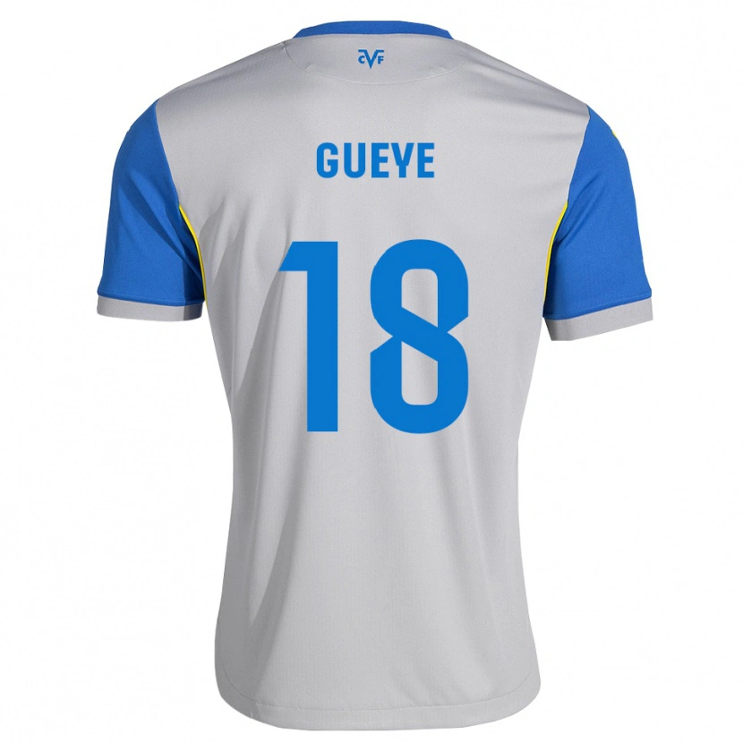 Danxen Dětské Pape Gueye #18 Modrá Šedá Daleko Hráčské Dresy 2026/27 Dres