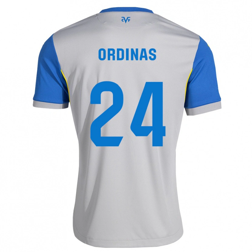 Danxen Dětské Andreu Ordinas #24 Modrá Šedá Daleko Hráčské Dresy 2026/27 Dres