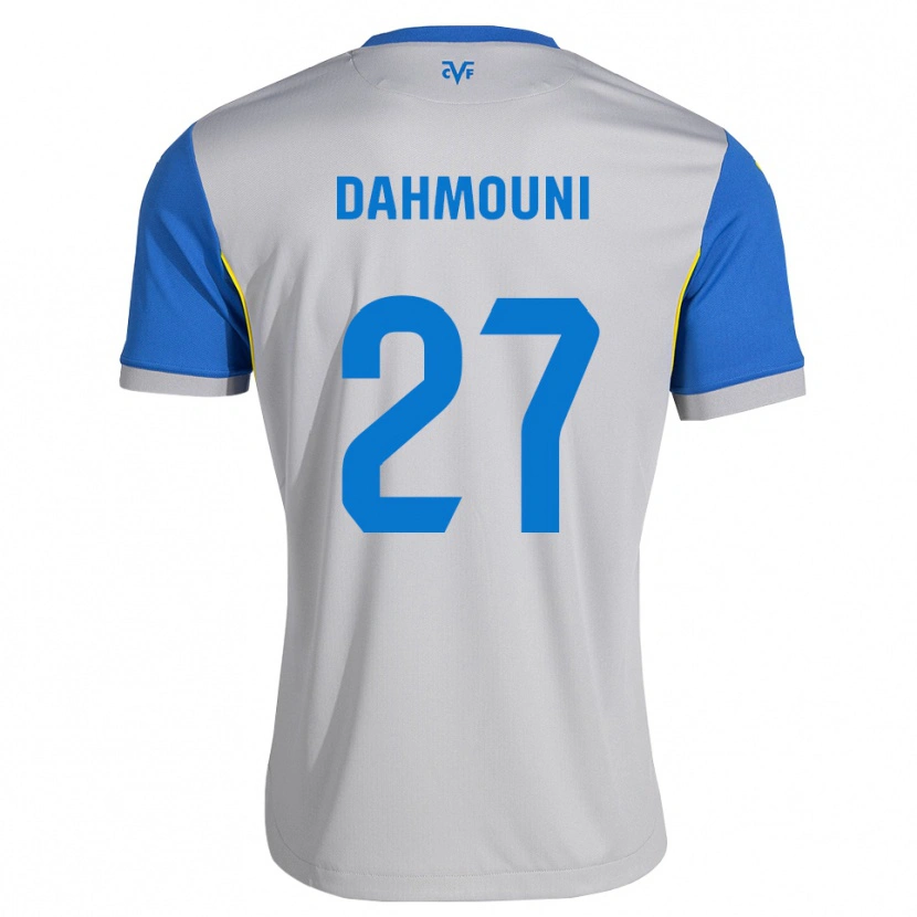 Danxen Dětské Moha Dahmouni #27 Modrá Šedá Daleko Hráčské Dresy 2026/27 Dres