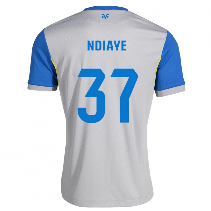 Danxen Dětské Serigne Ndiaye #37 Modrá Šedá Daleko Hráčské Dresy 2026/27 Dres