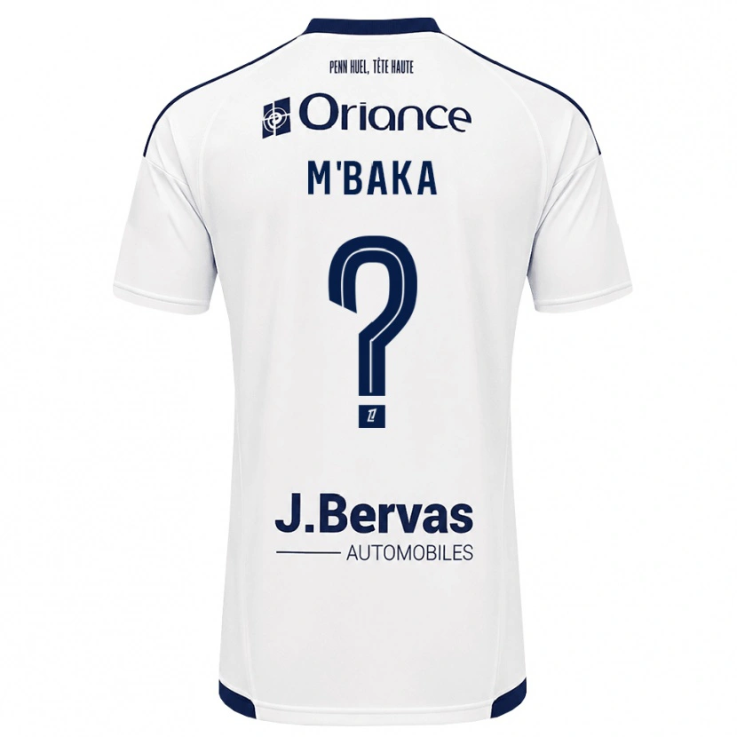 Danxen Dětské Sacha M'baka #0 Tmavě Modrá Bílá Daleko Hráčské Dresy 2026/27 Dres