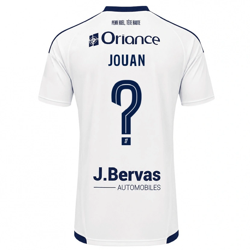 Danxen Dětské Léonie Jouan #0 Tmavě Modrá Bílá Daleko Hráčské Dresy 2026/27 Dres