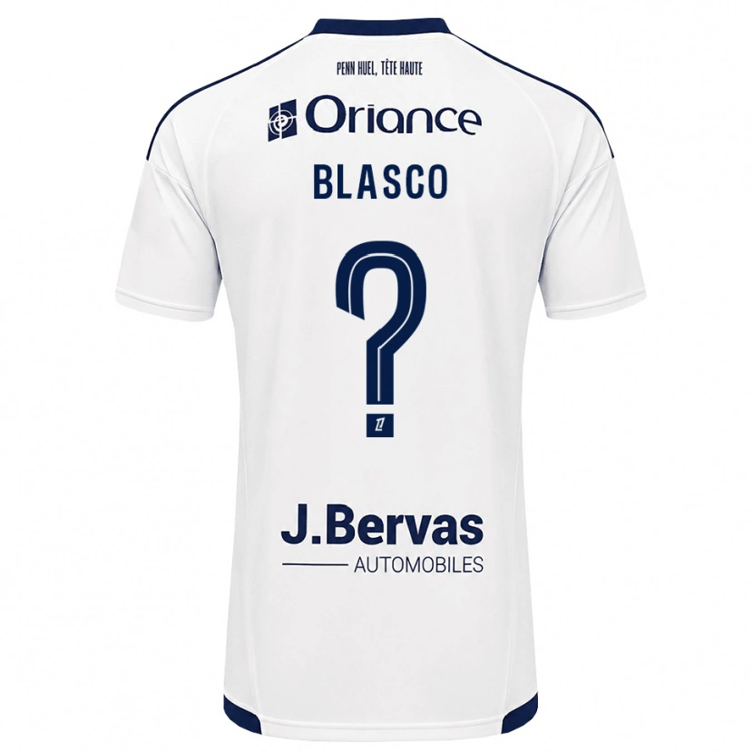 Danxen Dětské Luna Blasco #0 Tmavě Modrá Bílá Daleko Hráčské Dresy 2026/27 Dres