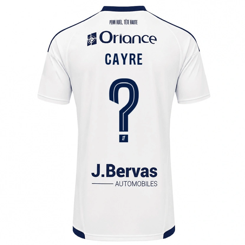 Danxen Dětské Alexane Cayre #0 Tmavě Modrá Bílá Daleko Hráčské Dresy 2026/27 Dres