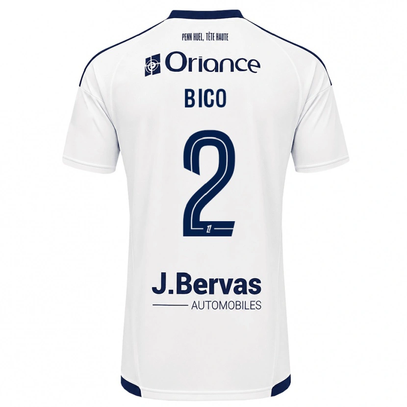 Danxen Dětské Angelo Bico #2 Tmavě Modrá Bílá Daleko Hráčské Dresy 2026/27 Dres