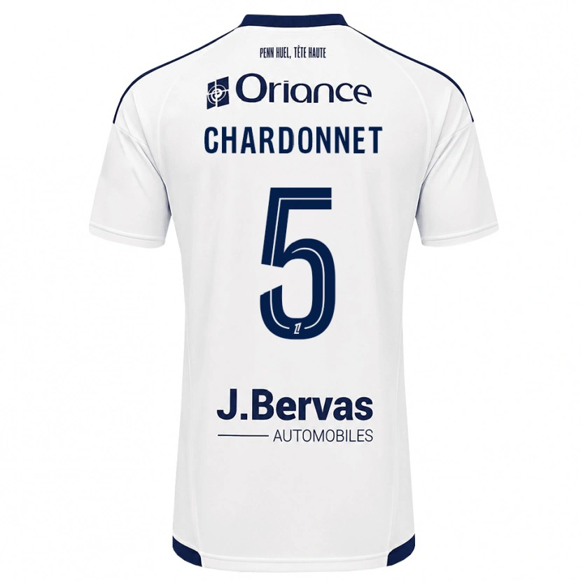 Danxen Dětské Brendan Chardonnet #5 Tmavě Modrá Bílá Daleko Hráčské Dresy 2026/27 Dres