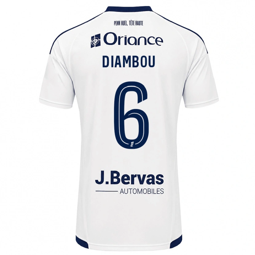 Danxen Dětské Mamady Diambou #6 Tmavě Modrá Bílá Daleko Hráčské Dresy 2026/27 Dres