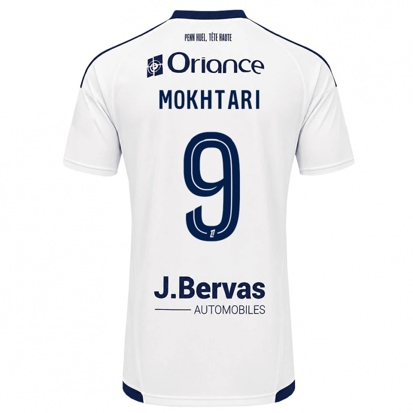 Danxen Dětské Noa Mokhtari #9 Tmavě Modrá Bílá Daleko Hráčské Dresy 2026/27 Dres