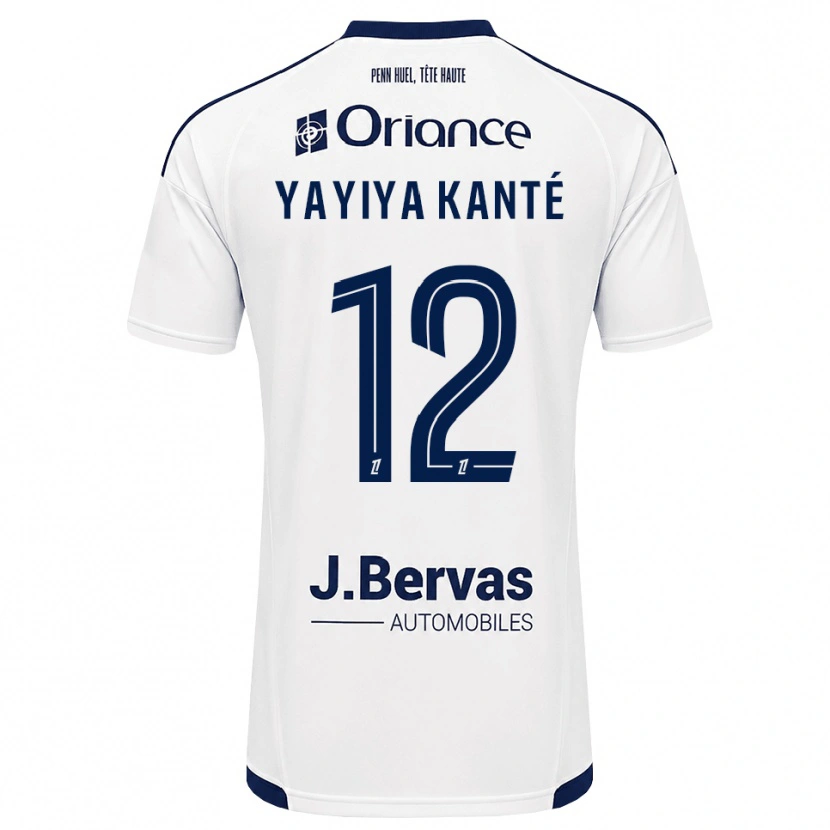 Danxen Dětské Ibrahim Yayiya Kanté #12 Tmavě Modrá Bílá Daleko Hráčské Dresy 2026/27 Dres