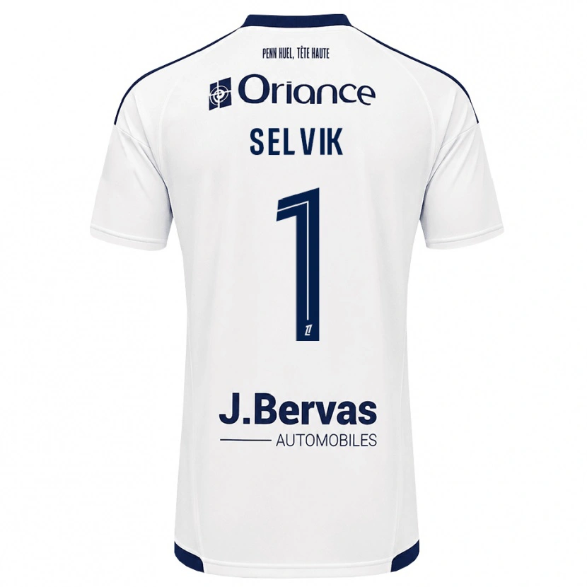 Danxen Dětské Egil Selvik #1 Tmavě Modrá Bílá Daleko Hráčské Dresy 2026/27 Dres