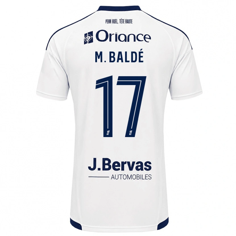Danxen Dětské Mama Baldé #17 Tmavě Modrá Bílá Daleko Hráčské Dresy 2026/27 Dres