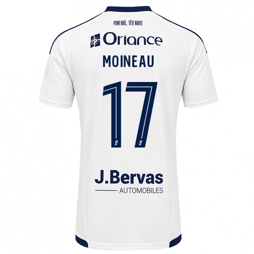 Danxen Dětské Nathan Moineau #17 Tmavě Modrá Bílá Daleko Hráčské Dresy 2026/27 Dres