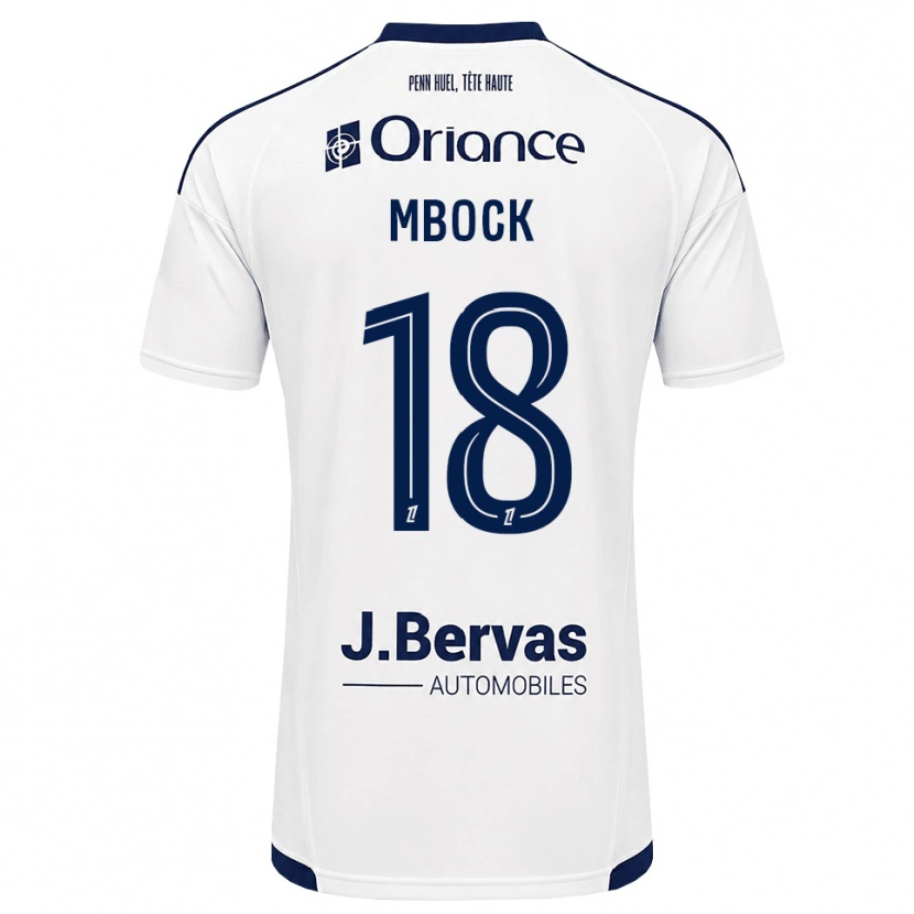 Danxen Dětské Hianga'a Mbock #18 Tmavě Modrá Bílá Daleko Hráčské Dresy 2026/27 Dres