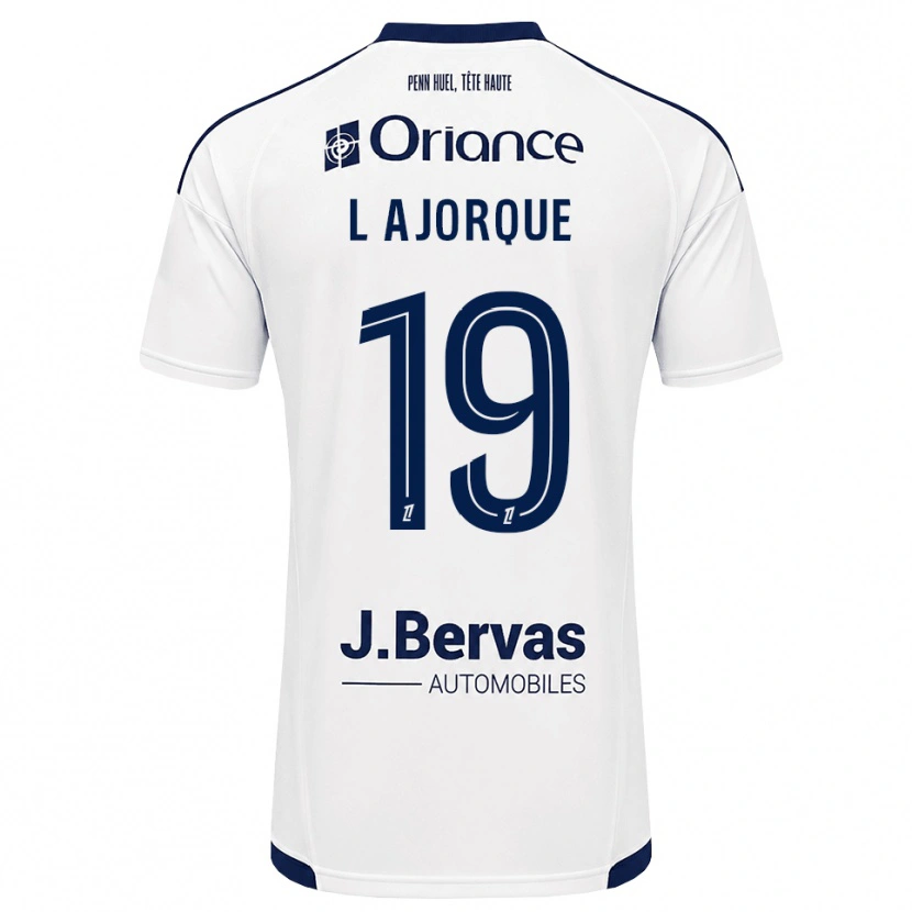 Danxen Dětské Ludovic Ajorque #19 Tmavě Modrá Bílá Daleko Hráčské Dresy 2026/27 Dres