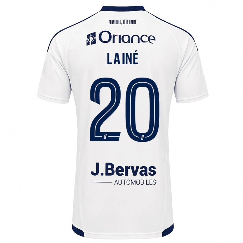 Danxen Dětské Mathis Lainé #20 Tmavě Modrá Bílá Daleko Hráčské Dresy 2026/27 Dres