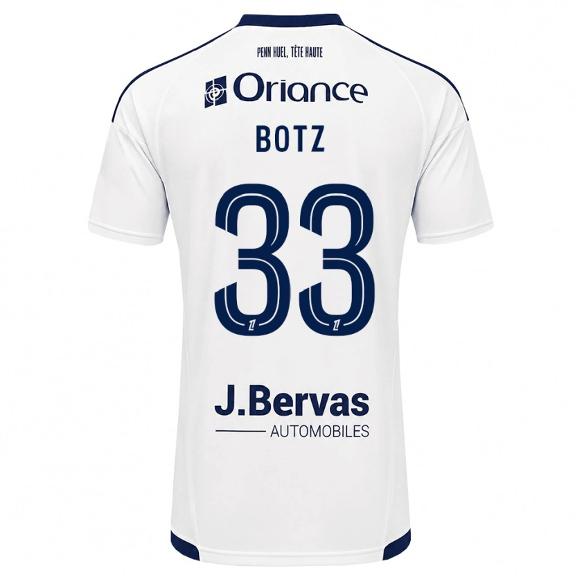 Danxen Dětské Léo Botz #33 Tmavě Modrá Bílá Daleko Hráčské Dresy 2026/27 Dres