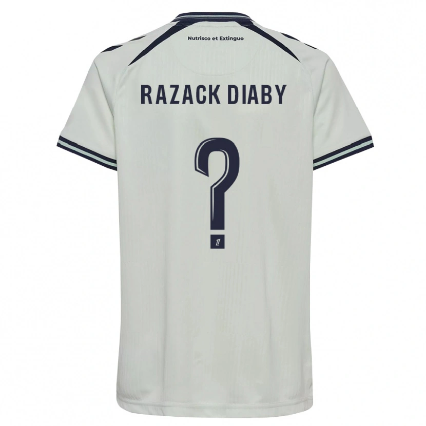 Danxen Dětské Abdoul Razack Diaby #0 Půlnoční Modrá Bílá Daleko Hráčské Dresy 2026/27 Dres