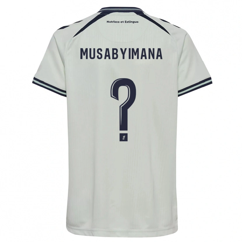 Danxen Dětské Thierry Musabyimana #0 Půlnoční Modrá Bílá Daleko Hráčské Dresy 2026/27 Dres