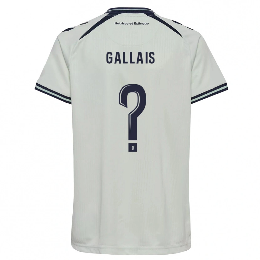 Danxen Dětské Thaïs Gallais #0 Půlnoční Modrá Bílá Daleko Hráčské Dresy 2026/27 Dres