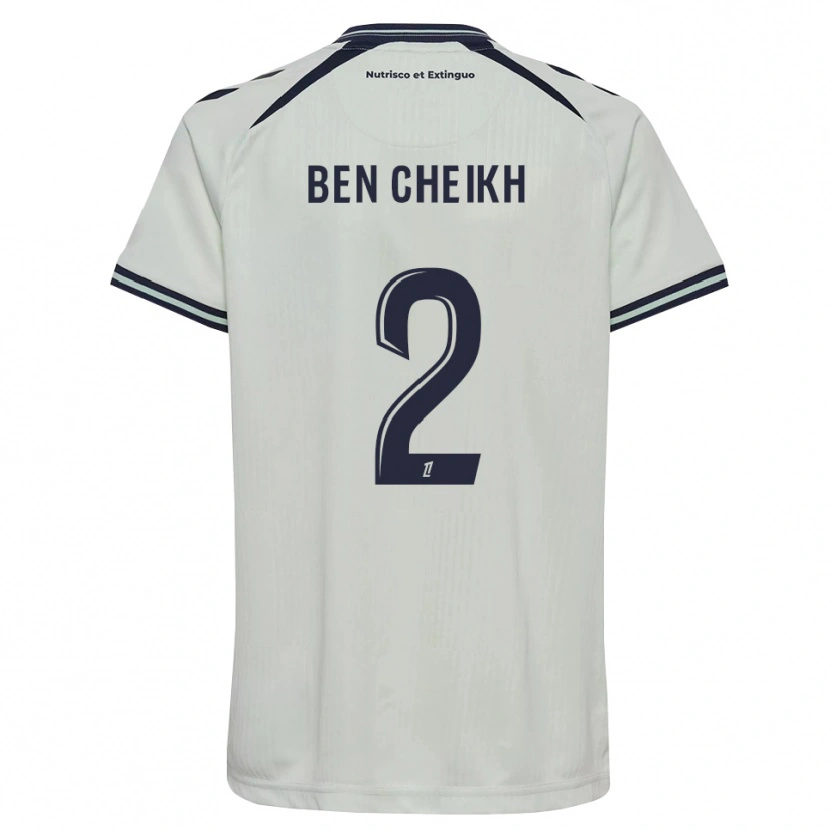Danxen Dětské Ayman Ben Cheikh #2 Půlnoční Modrá Bílá Daleko Hráčské Dresy 2026/27 Dres
