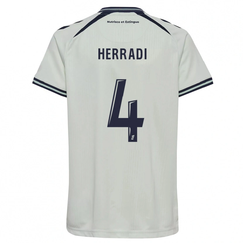 Danxen Dětské Zaid Herradi #4 Půlnoční Modrá Bílá Daleko Hráčské Dresy 2026/27 Dres