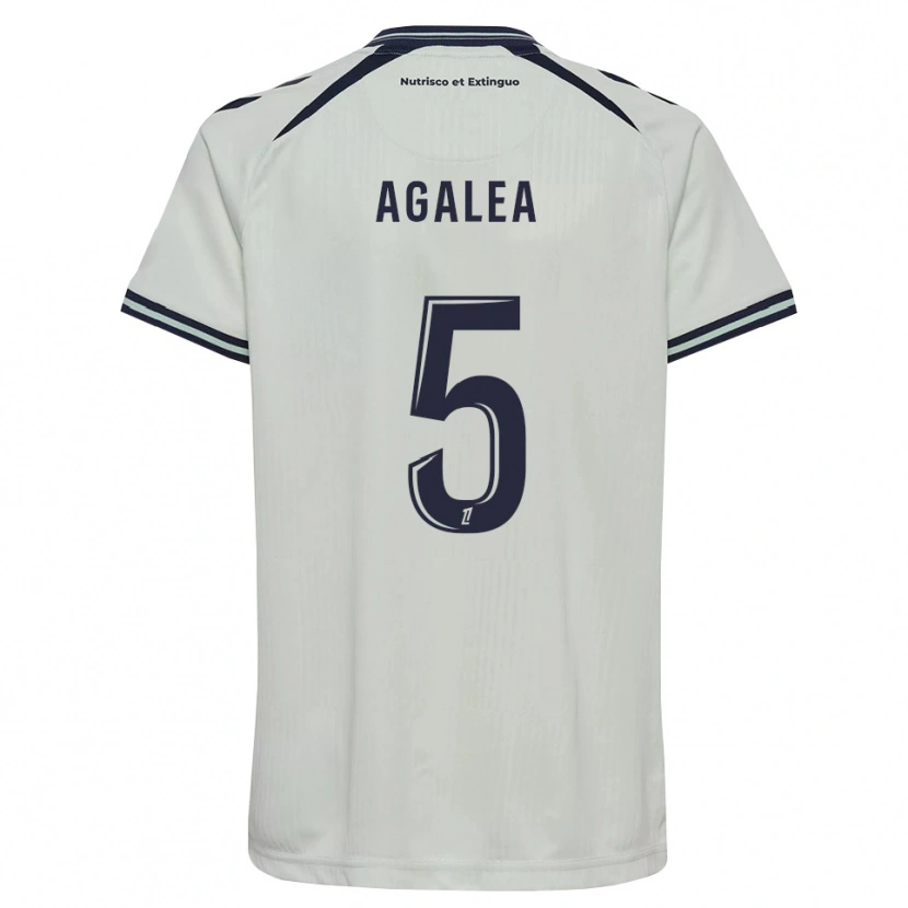 Danxen Dětské Nathan Agalea #5 Půlnoční Modrá Bílá Daleko Hráčské Dresy 2026/27 Dres