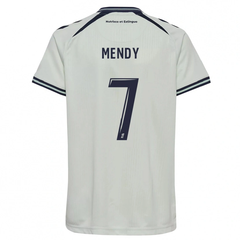 Danxen Dětské Dahiss Mendy #7 Půlnoční Modrá Bílá Daleko Hráčské Dresy 2026/27 Dres