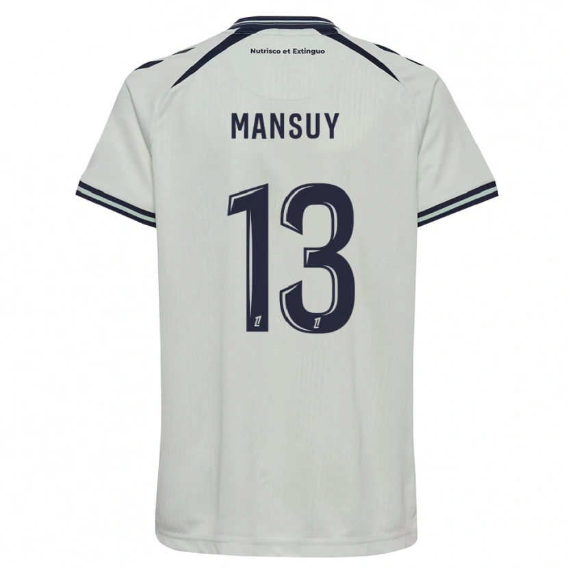Danxen Dětské Héloïse Mansuy #13 Půlnoční Modrá Bílá Daleko Hráčské Dresy 2026/27 Dres