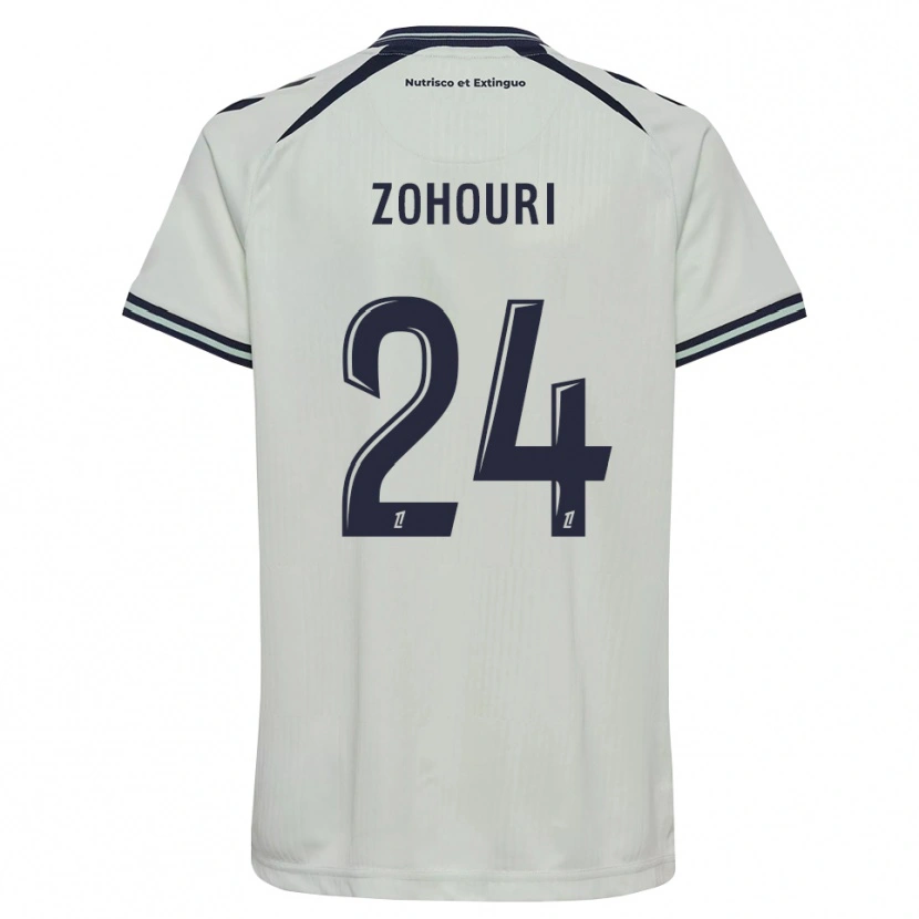 Danxen Dětské Guy-Noël Zohouri #24 Půlnoční Modrá Bílá Daleko Hráčské Dresy 2026/27 Dres