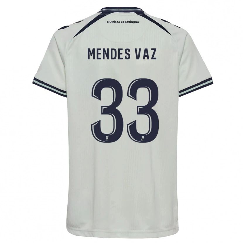 Danxen Dětské Hernâni Mendes Vaz #33 Půlnoční Modrá Bílá Daleko Hráčské Dresy 2026/27 Dres