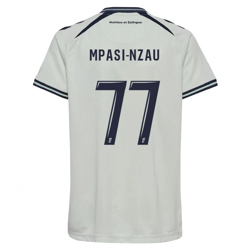 Danxen Dětské Lionel Mpasi-Nzau #77 Půlnoční Modrá Bílá Daleko Hráčské Dresy 2026/27 Dres