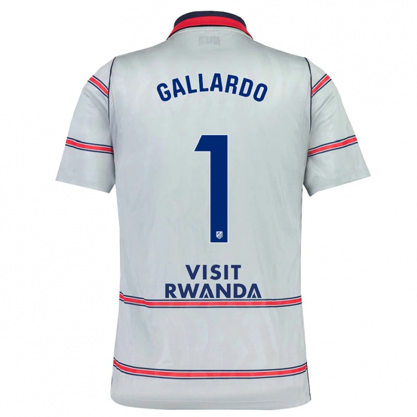 Danxen Dětské Lola Gallardo #1 Šedá Červená Tmavě Modrá Třetí Hráčské Dresy 2026/27 Dres
