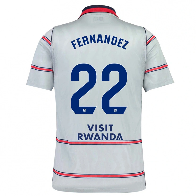 Danxen Dětské David Fernández #22 Šedá Červená Tmavě Modrá Třetí Hráčské Dresy 2026/27 Dres