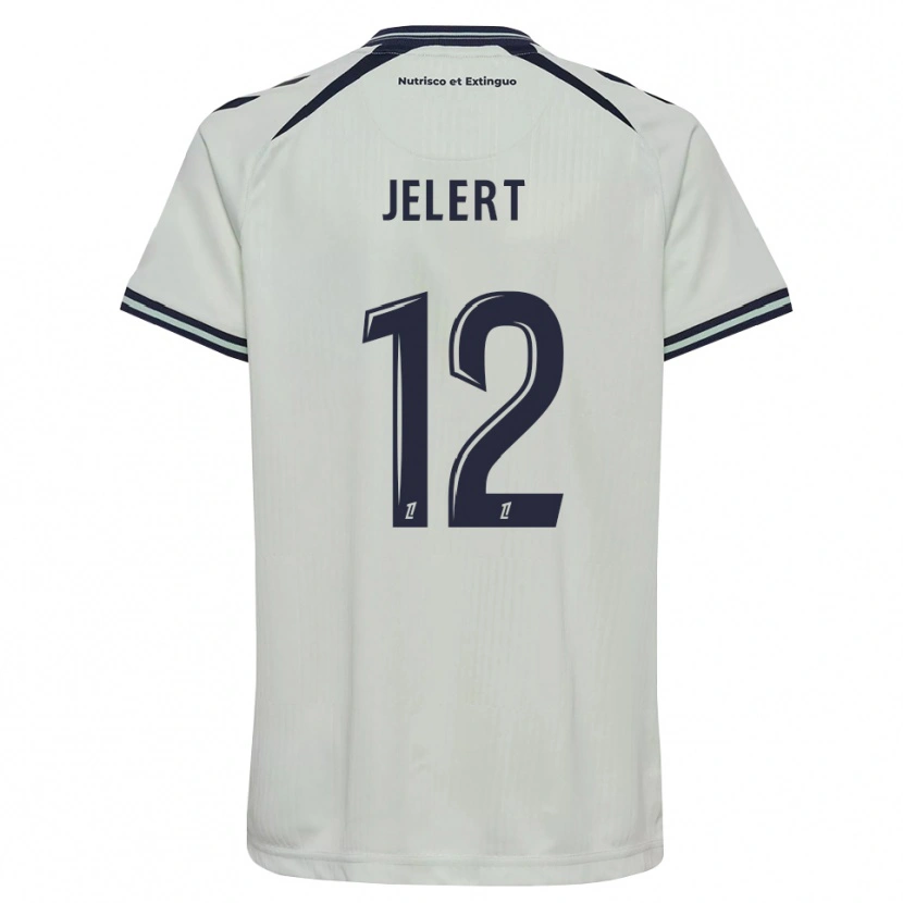 Danxen Dětské Elias Jelert #12 Půlnoční Modrá Bílá Daleko Hráčské Dresy 2026/27 Dres