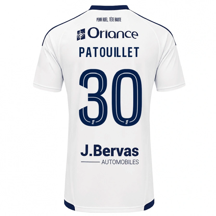 Danxen Dětské Mathieu Patouillet #30 Tmavě Modrá Bílá Daleko Hráčské Dresy 2026/27 Dres