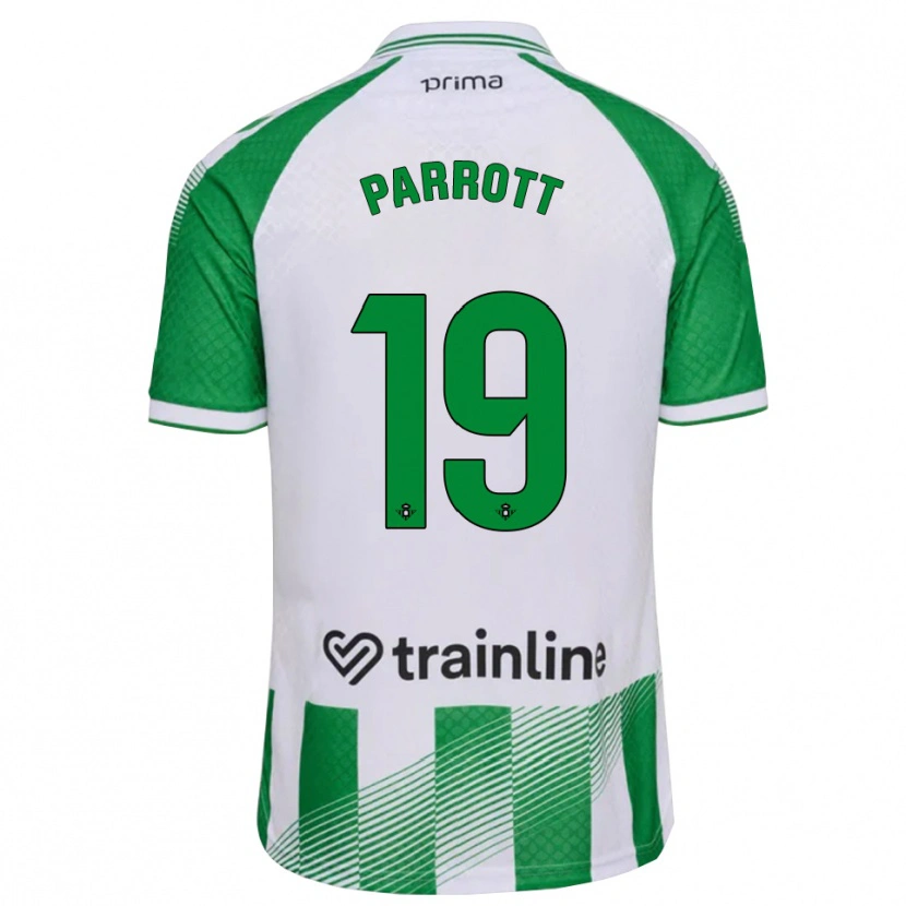 Danxen Pánské Troy Parrott #19 Světle Zelená Černá Bílá Domů Hráčské Dresy 2026/27 Dres